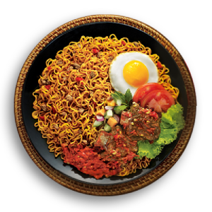 رشته فرنگی گیاهی هاکا